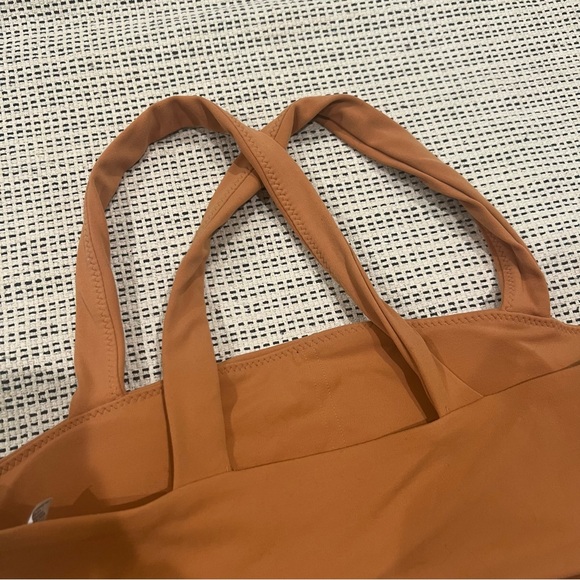 Aerie Offline Burnt Orange Criss Cross Bralette - Picture 6 of 11